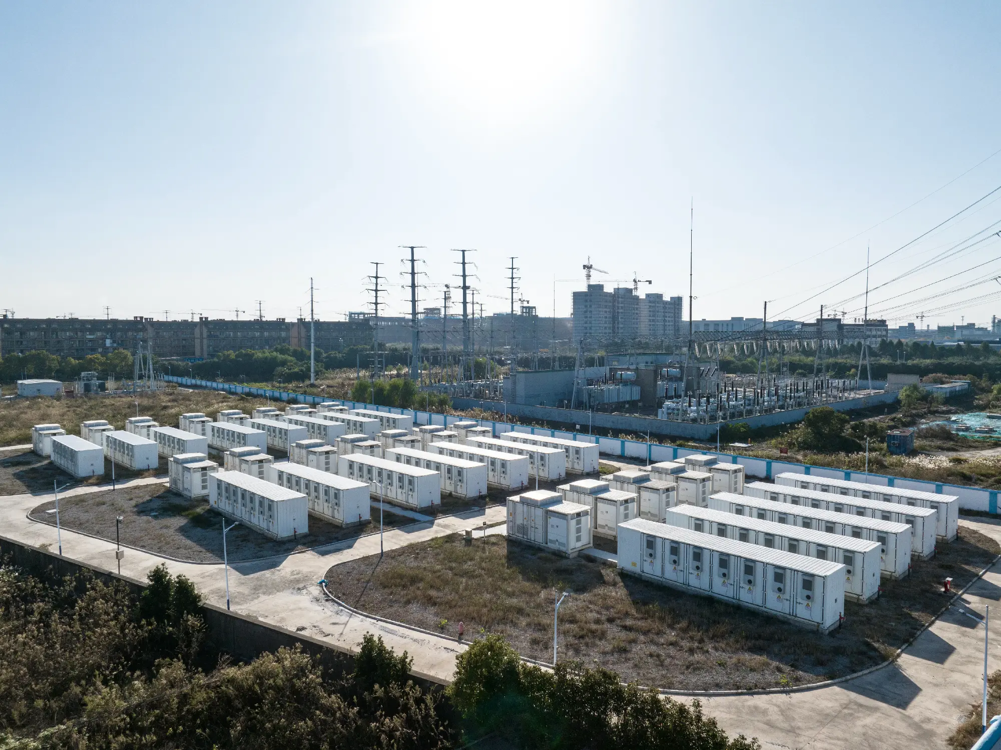 Photo of battery storage.